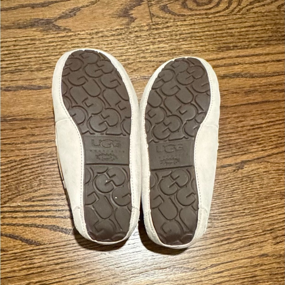 UGG Women's Pale Pink Moccasin Slippers - Picture 2 of 3